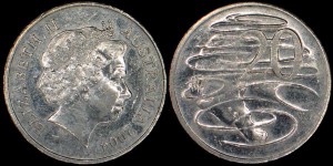 Australia, 20 Cents różne roczniki, KM 403, Stan I