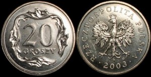 Polska, 20 Groszy 2003