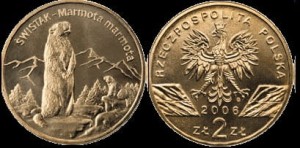 Polska, 2 Złote 2006, Świstak