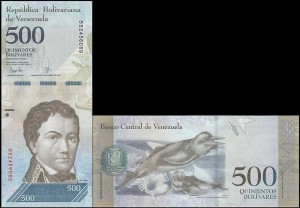 WENEZUELA, 500 BOLIVARES 23.03.2017 Pick 94b