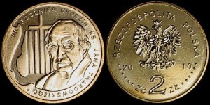 Polska, 2 Złote 2010, Ks. Jan Twardowski