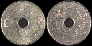 Dania, 25 Ore różne roczniki KM 861.3, Stan I-