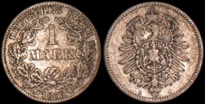 Niemcy, 1 Marka 1875 H