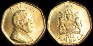 Malawi, 50 Tambala, KM 30, stan I