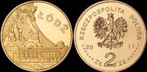 Polska, 2 Złote 2011, Łódź