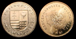 Polska, 2 Złotych 2005, Woj. Świętokrzyskie