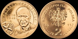 Polska, 2 Złote 2011, Ferdynand Ossendowski