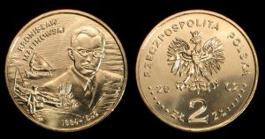 Polska, 2 Złote 2002, Bronisław Malinowski