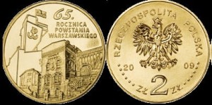 Polska, 2 Złote 2009, Powstanie Warszawskie