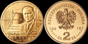 Polska, 2 Złotych 2012, Stefan Banach