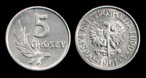 Polska, 5 Groszy 1961