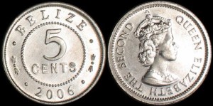Belize, 5 Cents 2006, KM 34a