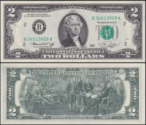 STANY ZJEDNOCZONE	2 DOLLARS	1976, B - New York, Pick 461 