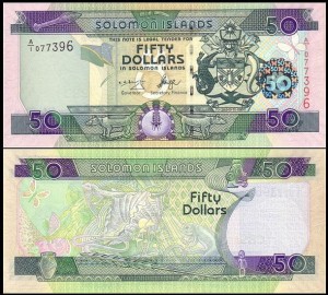WYSPY SALOMONA, 50 DOLLARS (2005) seria A/1, Pick 29(1)