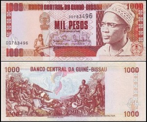 GWINEA BISSAU, 1000 PESOS 1993 Pick 13b