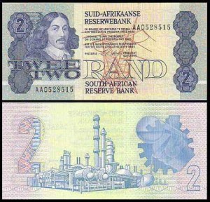 AFRYKA POŁUDNIOWA - RPA 2 RAND (1990-1994), seria AA, Pick 118e