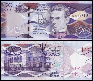 BARBADOS, 20 DOLLARS 2013, Pick 76a