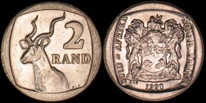 Afryka Południowa - RPA, 2 Rand Różne roczniki, KM 139