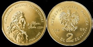 Polska, 2 Złote 2005, Stanisław August Poniatowski
