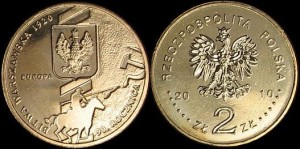Polska, 2 Złote 2010, 90 rocz. Bitwy Warszawskiej