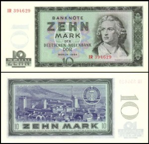 NIEMCY - DDR, 10 MARK 1964 Pick 23a