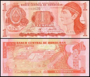HONDURAS, 1 LEMPIRA 1998 Pick 79b