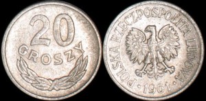 Polska, 20 Groszy 1961