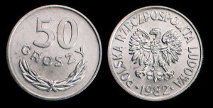 Polska, 50 Groszy 1982