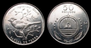 Wyspy Zielonego Przylądka, 50 Escudos 1994, Wróbel, KM 37, Stan I