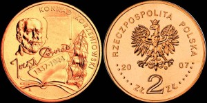 Polska, 2 Złote 2007, Konrad Korzeniowski
