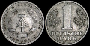 Niemcy-NRD, 1 Marka 1956, KM 13, stan II