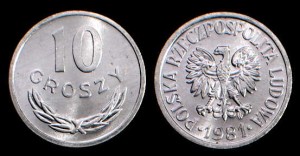 Polska, 10 Groszy 1981