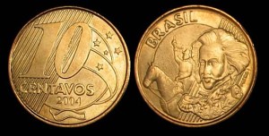 Brazylia, 10 Centavos 2005, Pedro, KM 649.2